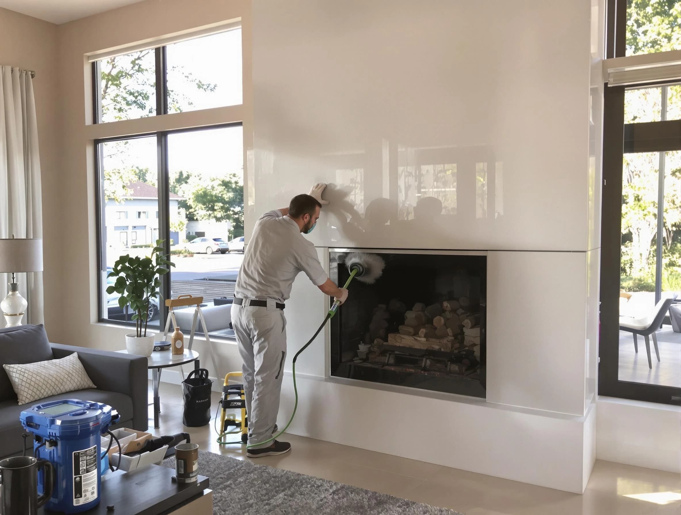 South Valley Chimney Sweep performing thorough soot removal in South Valley, NM