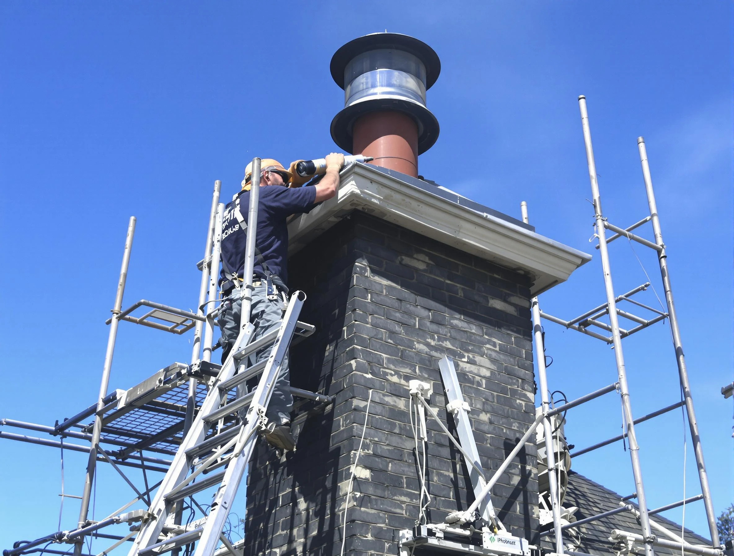 Sturdy chimney crown finished by South Valley Chimney Sweep in South Valley, NM