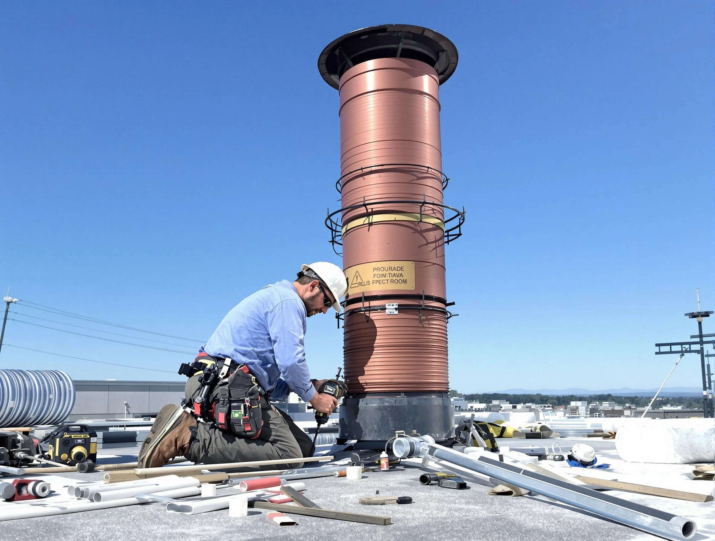 Installed chimney liner by South Valley Chimney Sweep in South Valley, NM
