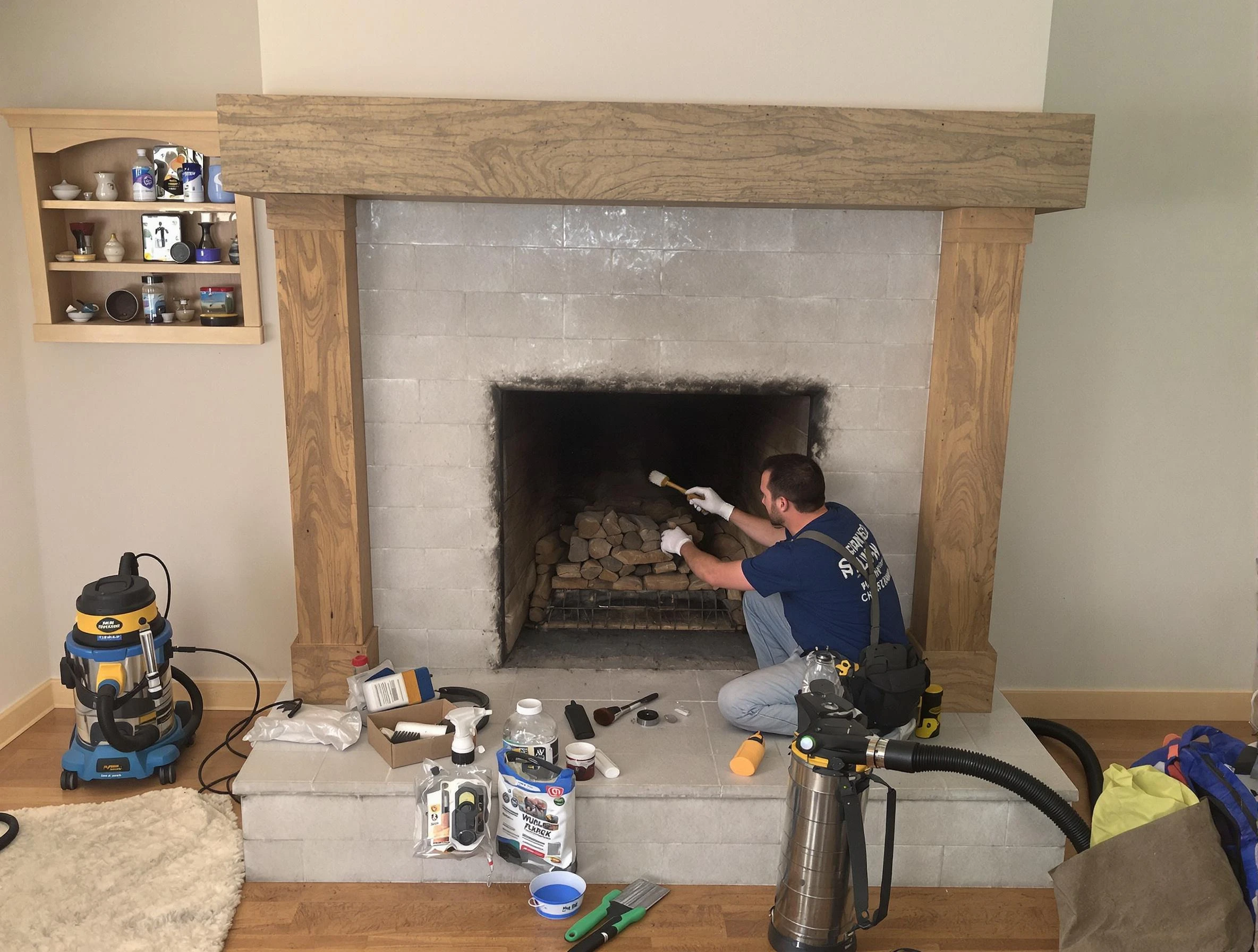 Detailed creosote removal process by South Valley Chimney Sweep in South Valley, NM
